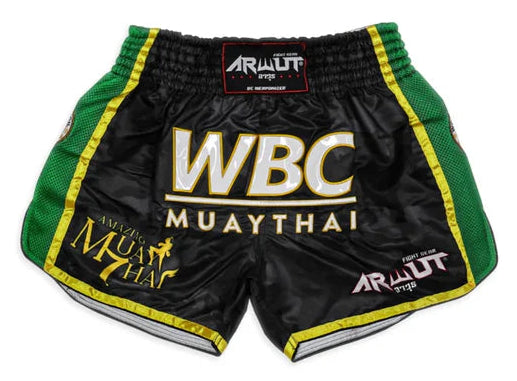 Arwut x WBC Limited Edition Muay Thai Shorts - Black Courage
