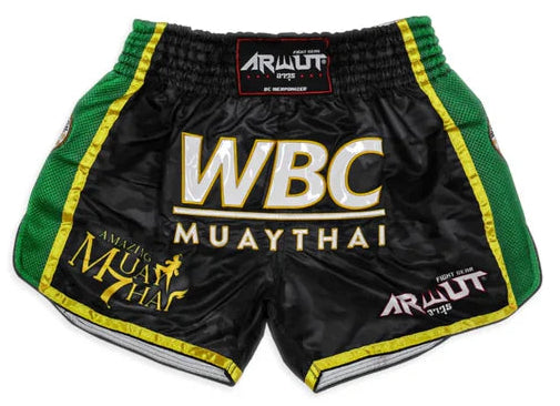 Arwut x WBC Limited Edition Muay Thai Shorts - Black Emerald