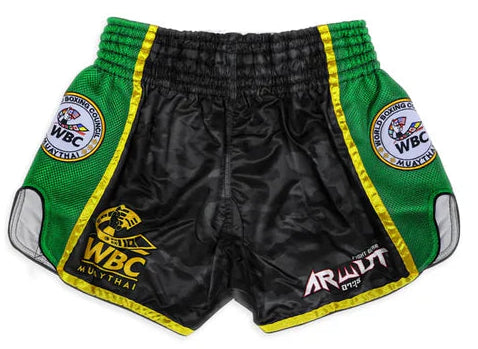 Arwut x WBC Limited Edition Muay Thai Shorts - Black Emerald