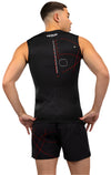 Venum Tactical XT Men's Long Sleeve Rashguard - Black/Fire Red