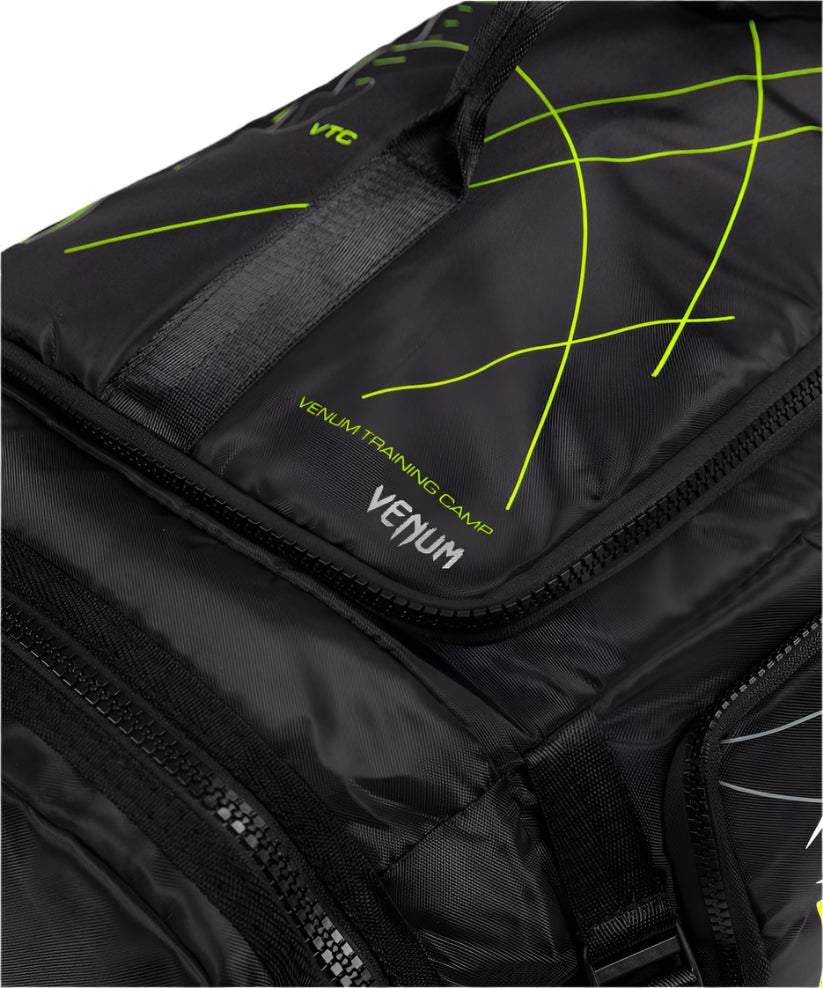 Venum Training Camp 4.0 Sports Bag - Black/Neon Green