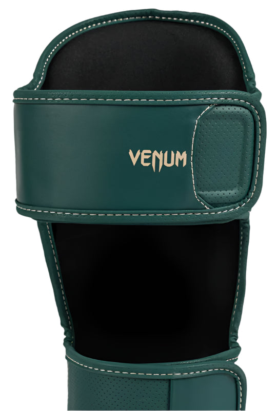 Venum Impact Evo Shin Guards - Emerald Green