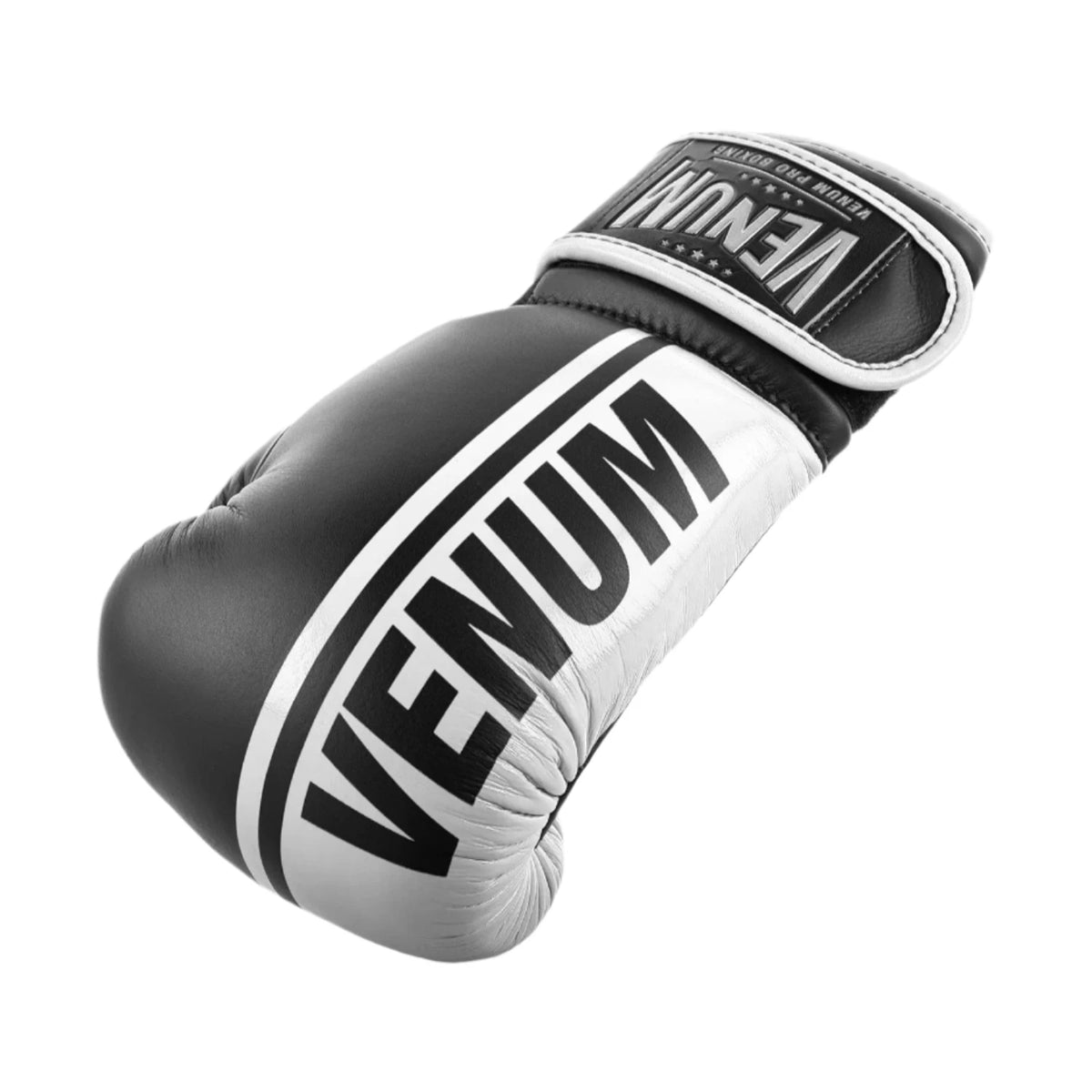 Venum Shield Pro Boxing Gloves Velcro - Black/White