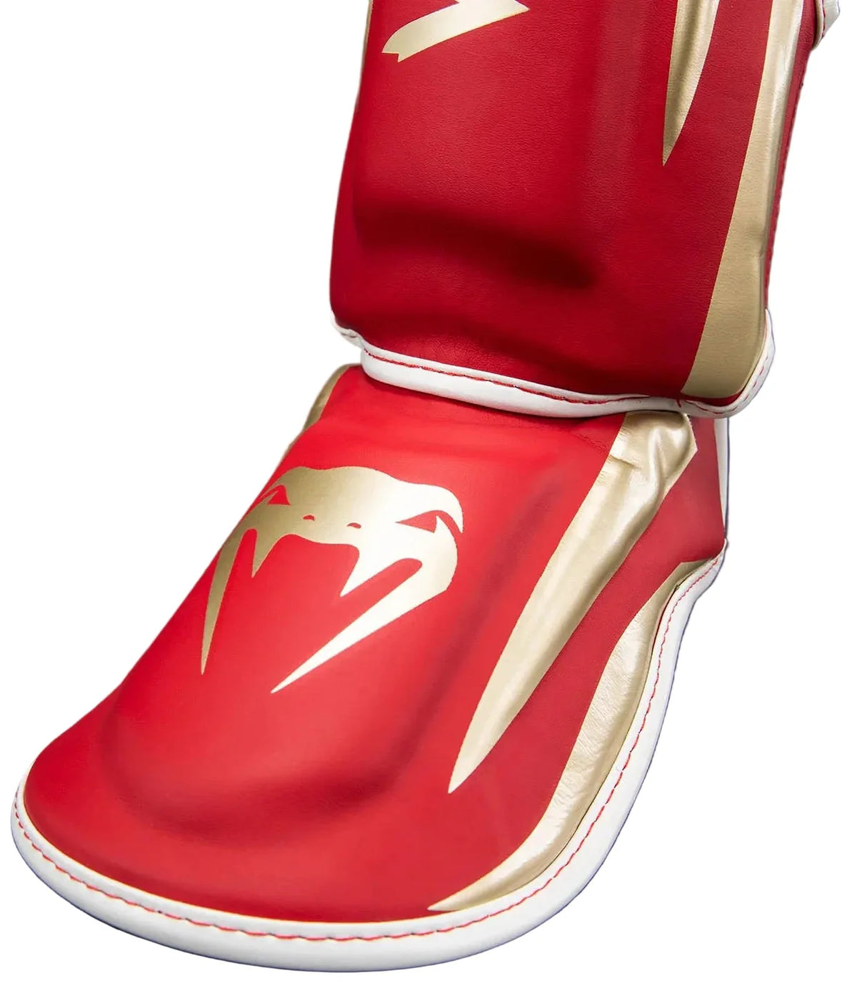 Venum Elite Shin Guards - Red