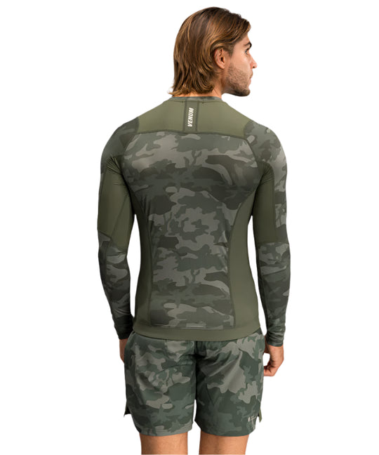 Venum G-Fit Air Men's Long Sleeve Rashguard - Army Camo