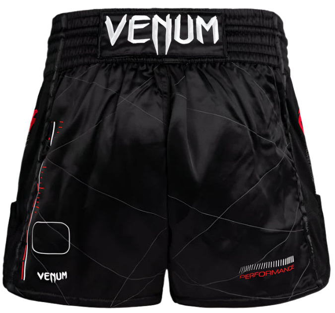 Venum Tactical XT Muay Thai Shorts - Black/Fire Red