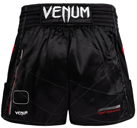 Venum Tactical XT Muay Thai Shorts - Black/Fire Red