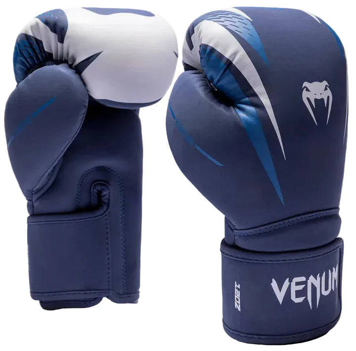 Venum Hurricane Boxing Gloves - Midnight Blue/ White