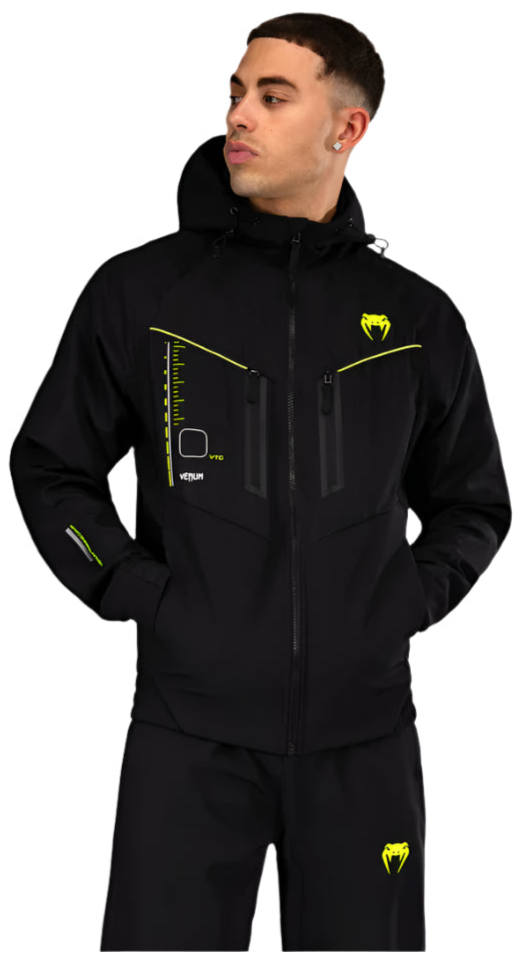 Venum Training Camp 4.0 Track Jacket - Black/Neon Green