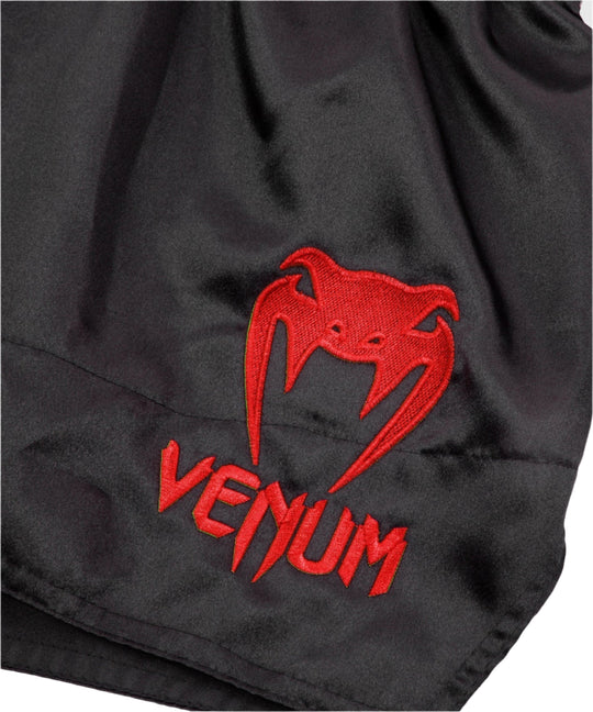Venum Classic Muay Thai Short - Black/Red