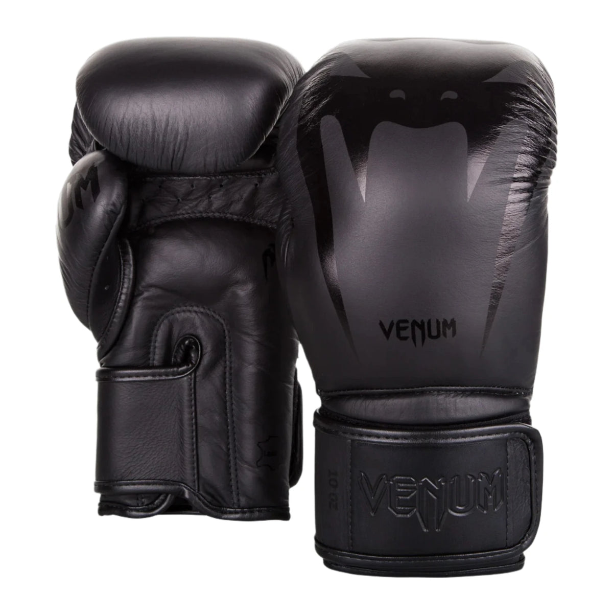 Venum Giant 3.0 Boxing Gloves - Nappa Leather - Black/Black