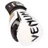Venum Elite Evo Boxing Gloves - White/Gold