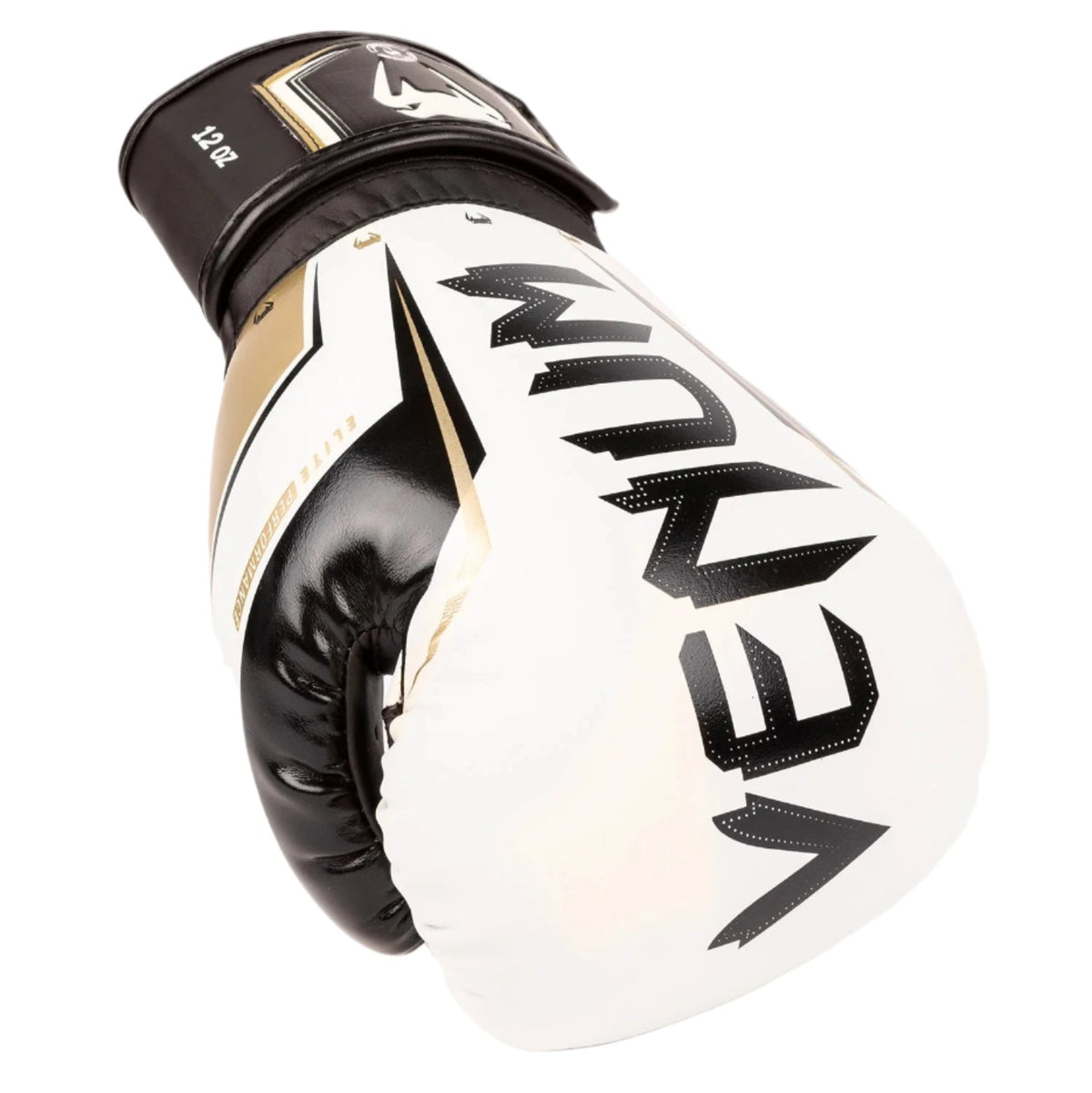 Venum Elite Evo Boxing Gloves - White/Gold