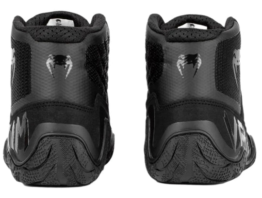 Venum Elite Wrestling Shoes - Black/Black