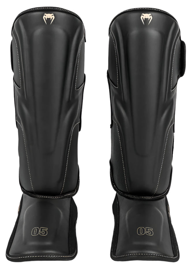 Venum Impact Evo Shinguards - Black