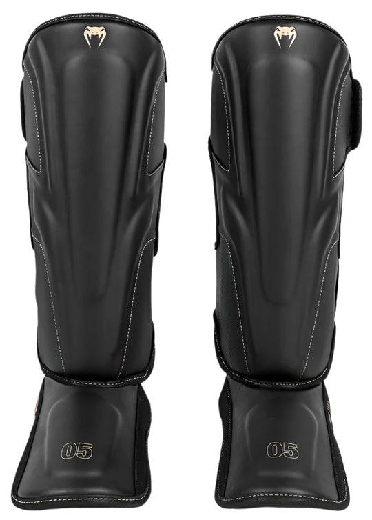 Venum Impact Evo Shinguards - Black