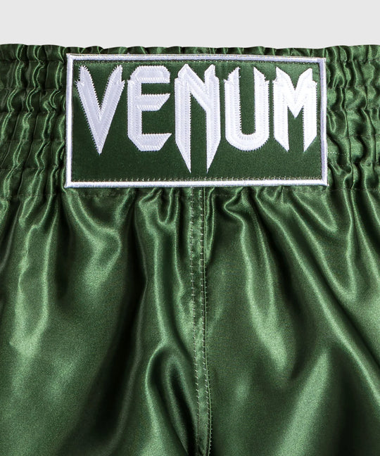 Venum Classic Muay Thai Short - Khaki/White