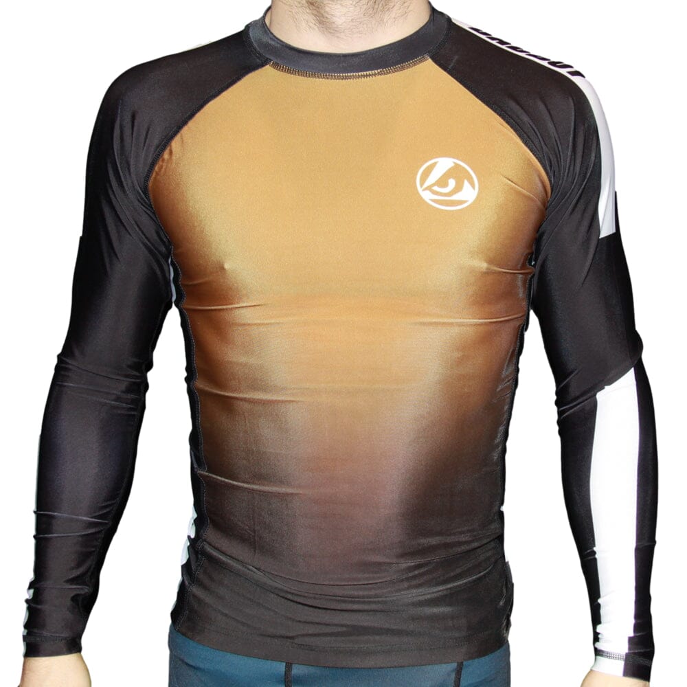 Bad Boy Eyecon LS Rashguard Rashguards Bad Boy Brown X Small