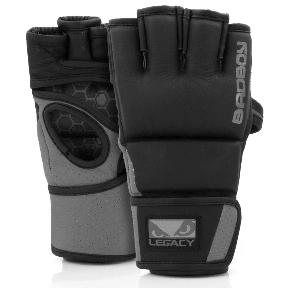 Bad Boy Legacy Prime MMA Gloves - Black/Grey