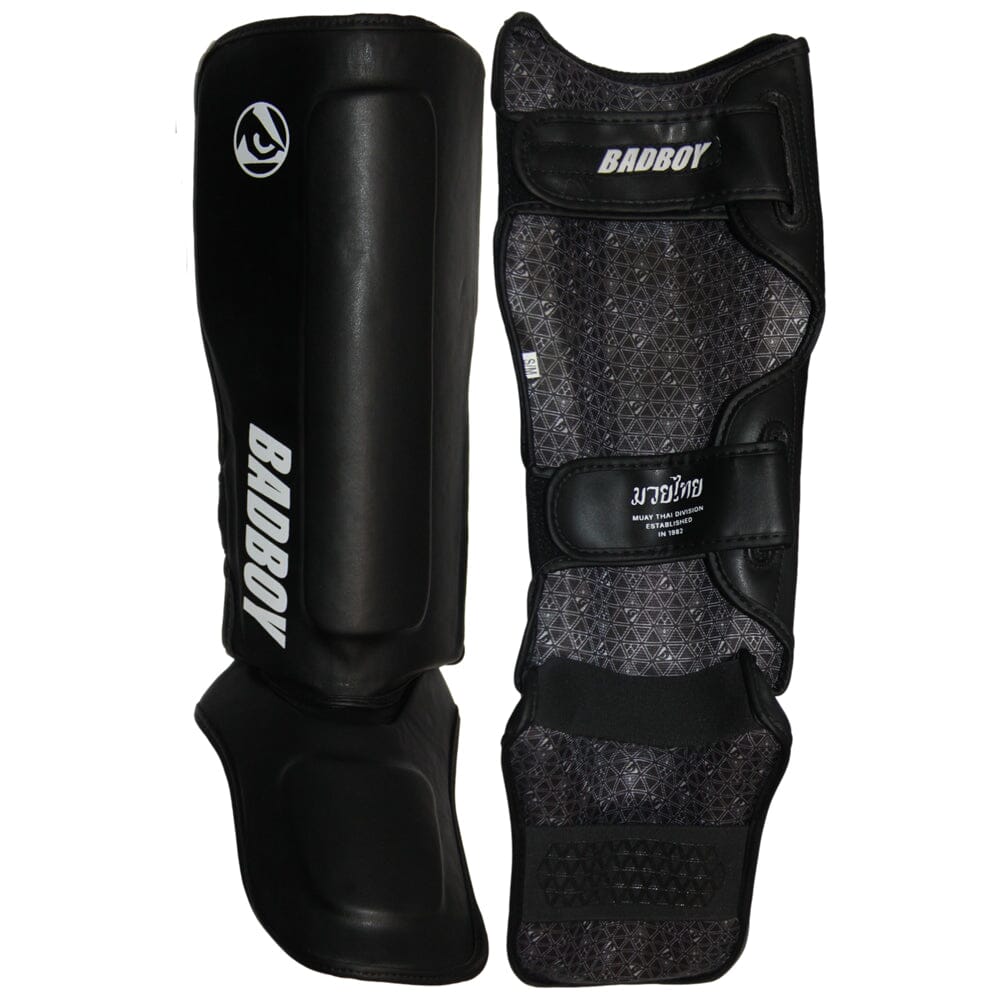 Bad Boy Omega Thai Shin Guards Shin Guards Bad Boy Black S/M