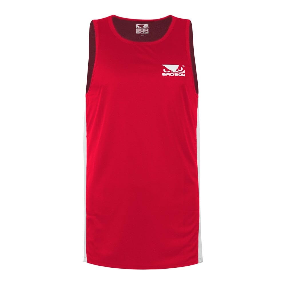 Bad Boy Stinger Amateur Boxing Singlet - Red