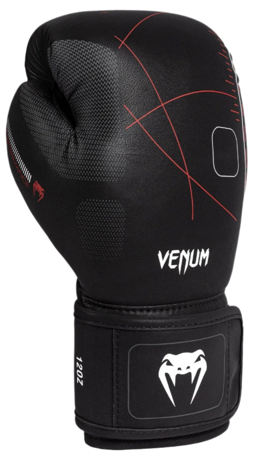Venum Tactical XT Boxing Gloves - Black/Fire Red