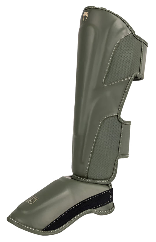 Venum Impact Evo Shin Guards - Military Green