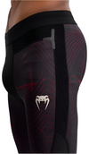 Venum G-Fit Air Men's Spats - Deep Black/Fire Red