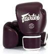 Fairtex Leather Boxing Gloves - Maroon