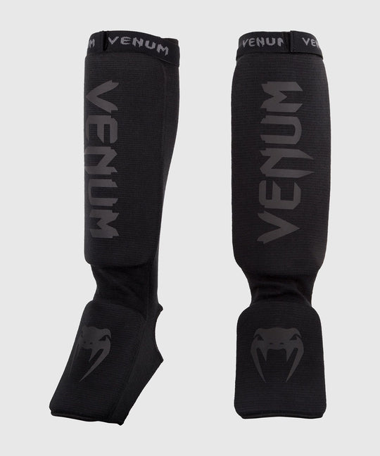 Venum Kontact Shin Guards - Black/Black