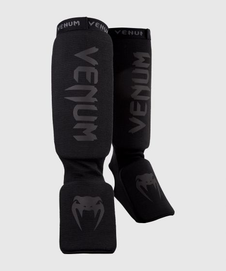 Venum Kontact Shin Guards - Black/Black