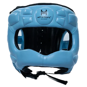 Hit N Move Face Saver Headgear - Sky Blue