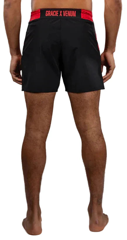 Venum x Roger Gracie Signature Fightshorts - Black/Red
