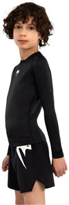 Venum Contender Kids Rashguards Long Sleeves - Black