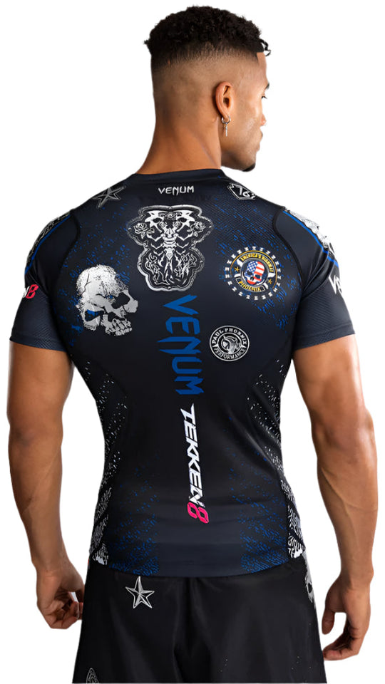 Venum X TEKKEN 8 - Paul Phoenix Rashguard - Black/Blue