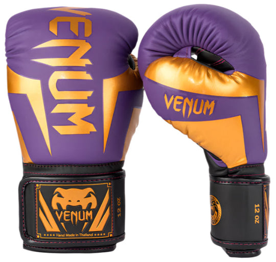 Venum Elite Boxing Gloves - Special Edition - Dark Purple