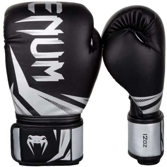 Venum Challenger 3.0 Boxing Gloves - Black/Silver