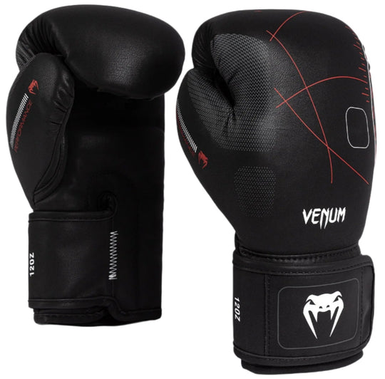Venum Tactical XT Boxing Gloves - Black/Fire Red