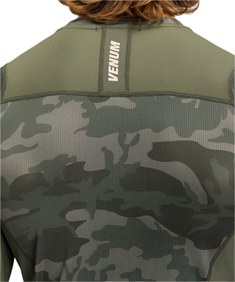 Venum G-Fit Air Men's Long Sleeve Rashguard - Army Camo
