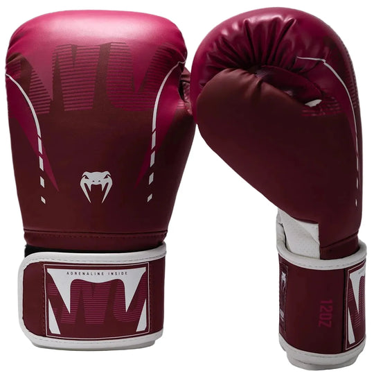 Venum Adrenaline Boxing Gloves – Burgundy/Pink