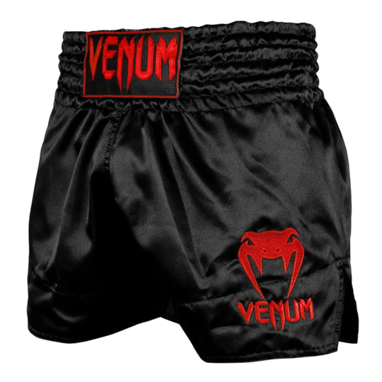 Venum Classic Muay Thai Short - Black/Red