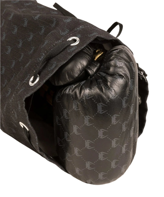 Venum Coco Monogram Pro Lace Up Boxing Gloves - Intense Black