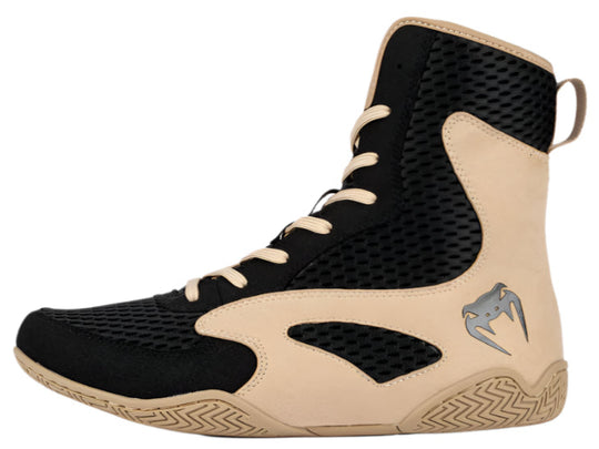Venum Contender Boxing Shoes - Black/Sand