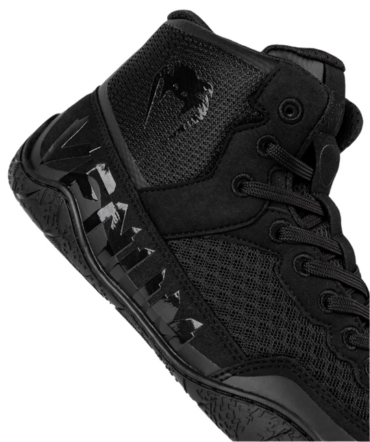 Venum Elite Wrestling Shoes - Black/Black