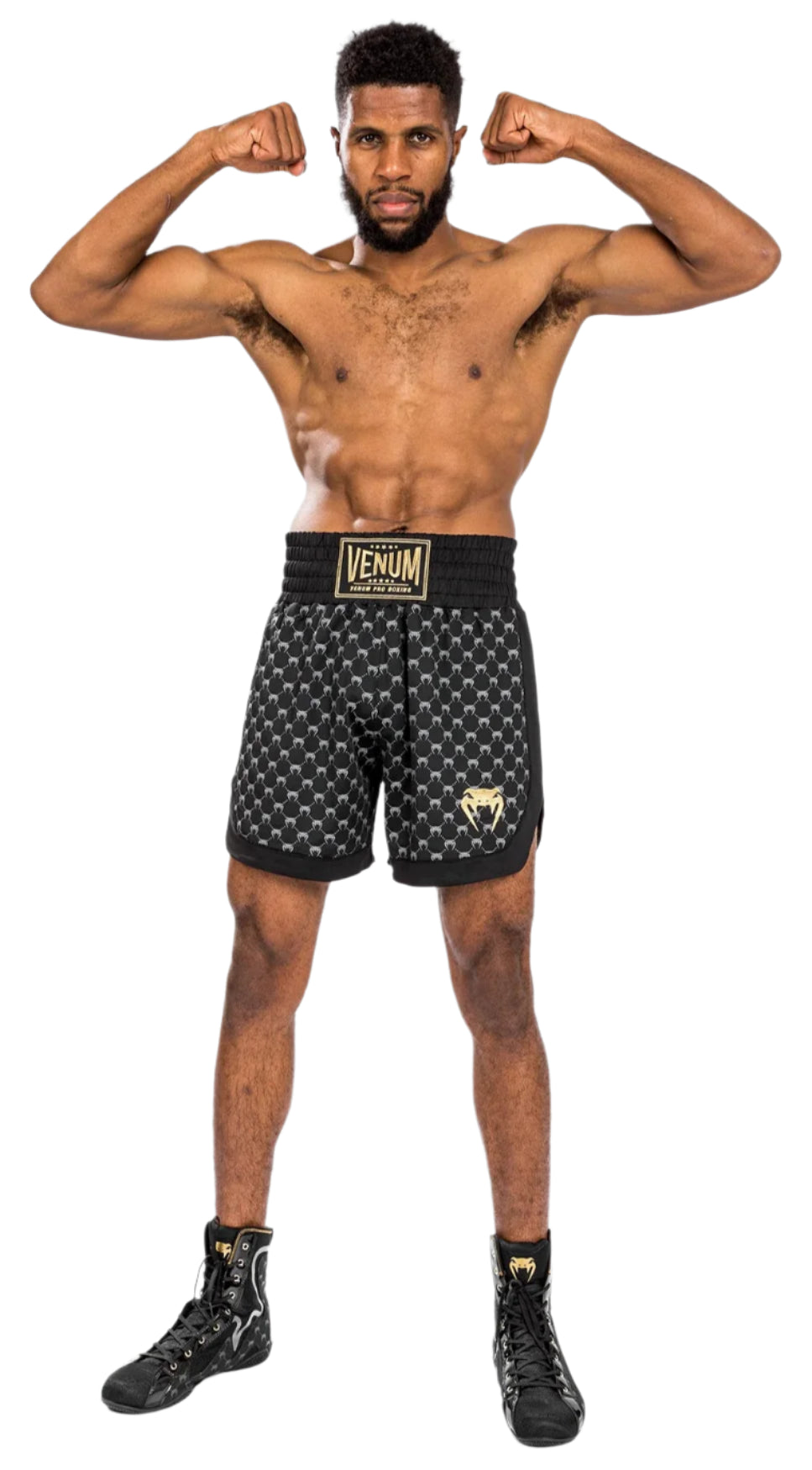 Venum Monogram Boxing Short - Black