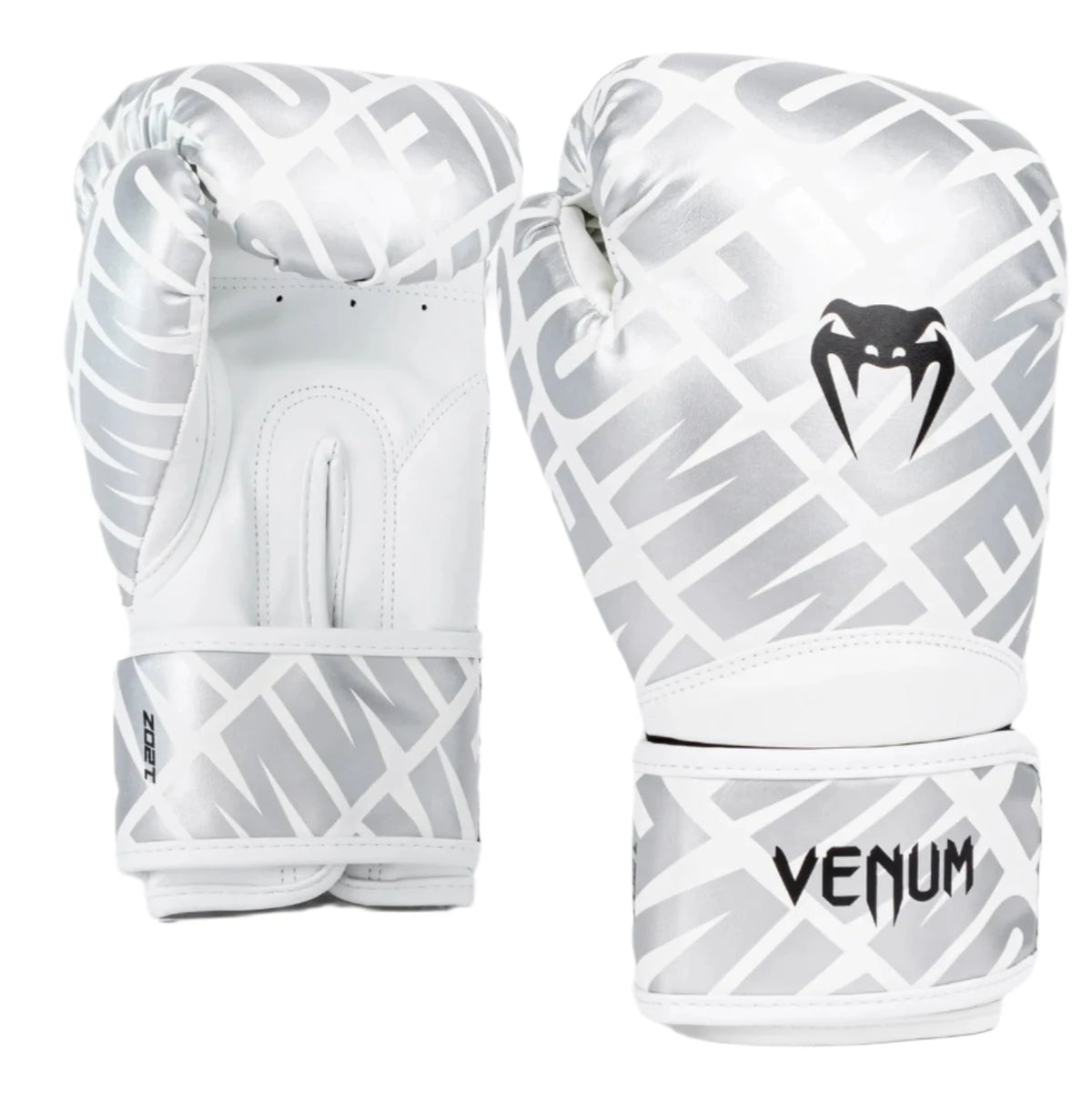 Venum Contender 1.5 XT Boxing Gloves - White/Silver