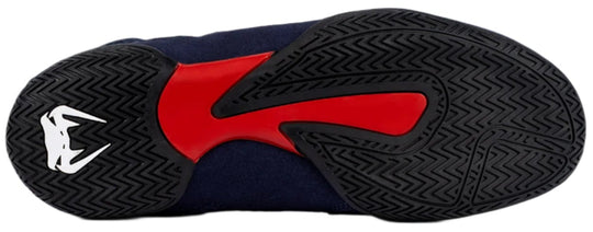 Venum Contender Boxing Shoes - Navy Blue/Red