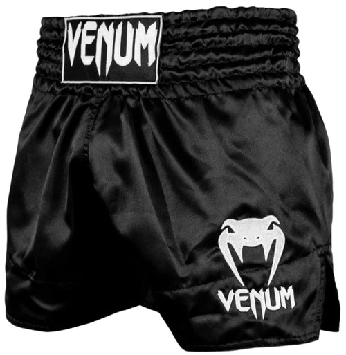 Venum Classic Muay Thai Short - Black/White