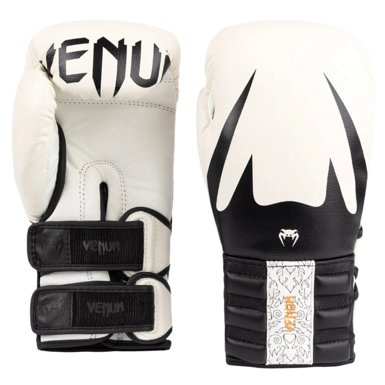 Venum Reverso Boxing Gloves - Snow White/Black