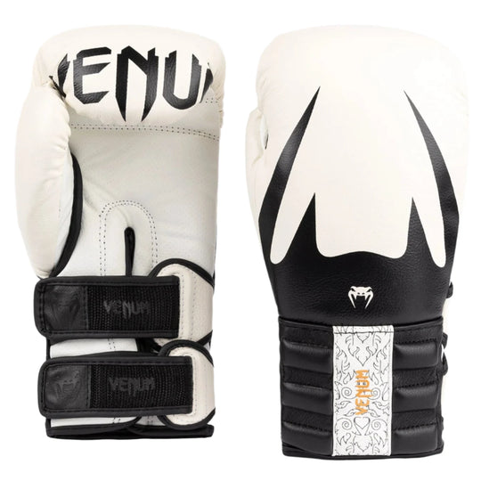 Venum Reverso Boxing Gloves - Snow White/Black